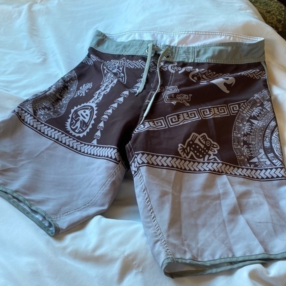 Sa Company swim trunks with pocket tie waist size 40